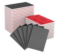 MOGRQAP Éponge de Ponçage 32PCS, Bloc de Mousse Abrasive Flexible, Grains 3000, Tampons Abrasifs Lavables et Réutilisables pour Bois, Métal, Meubles, Mur (70x100mm)