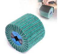 MOGRQAP Rouleau abrasif brosse grain 180 manchons abrasifs, rouleau abrasif brosse avec papier abrasif rouleaux abrasifs pour satineuse machine à brosser bois métal surface polissage