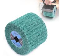 MOGRQAP Rouleau Abrasif Brosse Grain 180 Manchons Abrasifs | Rouleau Abrasif Brosse Rouleaux Abrasifs pour Satineuse Machine à Brosser Bois Métal Surface Polissage