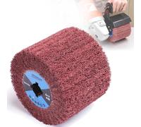 MOGRQAP Rouleau Abrasif Brosse Grain 80 Manchons Abrasifs | Rouleau Abrasif Brosse Rouleaux Abrasifs pour Satineuse Machine à Brosser Bois Métal Surface Polissage