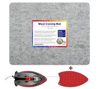 MOHOM Tapis de presse 100% laine de Nouvelle-Zélande 35,6 x 45,7 cm pour matelassage, couture, fournitures de matelassage et notions