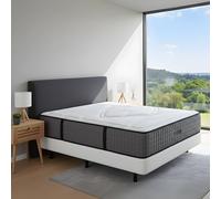Moisury Matelas Viscoélastique Titán - Fermeté Élevée - Alignement de la Colonne - 6 Couches de Mousse Premium - 140 x 190 cm