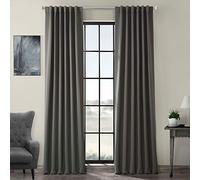 moitié Prix Drapes Boch-134308 Rideau Occultant - 84, Anthracite, 50 x 120