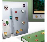 Minecraft - Autocollants sous Licence Officielle Puffy Gadget pour Ordinateur Portable et étui de téléphone pour garçons et Filles, Creeper, Steve, TNT Gamer, décalcomanies Overworld pour Tous Les