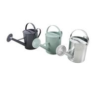 Mojawo Arrosoir galvanisé en zinc - Verseuse en métal - Arrosage de jardin - 5 l - Couleur : argenté