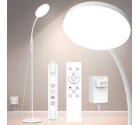 Mojimdo Lampadaire 20000 Lux Lampe à lumière du jour - Lampe de luminothérapie LED flexible à intensité variable avec 5 couleurs, 10 niveaux de luminosité et minuterie