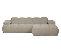 MOJO - Canapé angle droit beige L284 Beige