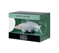 MOJO | Figurine de poisson Koi Carpe Asagi peinte à la main, modèle décoratif bleu et rouge, collection série 1, style japonais (Tancho K)