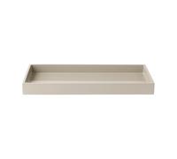Mojoo Plateau de décoration laqué Lux 38x19x3.5 cm Latte