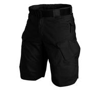 MOKBAY Bermuda Homme Ceinture Elastique Short Militaire 3XL Cargo avec Poche Short Pantalon de Travail Homme Ete Noir Running Tactique Chantier Vente Flash du Jour Et Soldes Noir 3XL