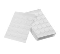 MOKKHNB 1000 Pastilles Adhésives Rondes Double Face Blanc Forte Adhérence et Retrait sans Trace, Design Transparent Discret pour Bricolage et Salles de Bains