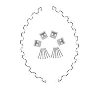 MOKKHNB 18 Pcs Ressorts de Siège pour Canapé et Fauteuil Inclinable, 50cm, Métal Serpentin, Confort Silencieux, Adapté la Réparation Domestique