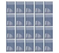 MOKKHNB 20 Pièces A4 Couvertures Colle Préappliquée Transparentes de | Format 30x21,2x0,1cm, Surface PVC Lisse Anti-rayures, pour Rapports et Dossiers Administratifs