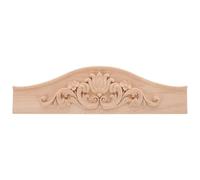 MOKKHNB Applique Murale en Bois Sculpté Style Européen pour Meubles et Armoires, Élément Décoratif Polyvalent en Bois Beige, Décoration Intérieure