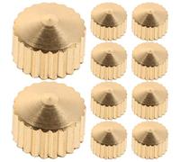 MOKKHNB Écrous de Fixation pour Mouvement D'horloge à Quartz Accessoires DIY en Métal Or Lot de 20 Set de Set de Pièces pour Réparation et Assemblage D'horloges Murales