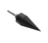 MOKKHNB Foret à Bois Hexagonal Noir en Acier Taille S 8mm, Haute Dureté et Facile à Installer pour Perceuse, pour Fendre le Bois et Travaux de Cheminée