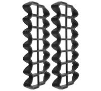 MOKKHNB Protection Étanche pour Boîtes aux Lettres Résistant Manipulation Fréquente du Courrier en Silicone Noir Lot de 2 Pièces Installation Facile Adapté D'appartement