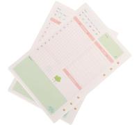 MOKKHNB Recharges de Papier A5 à 6 Trous pour Agenda Design Coloré, Papier pour Écrire et Dessiner Cahier à Spirale