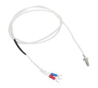 MOKKHNB Sonde de Température avec Connecteur Fileté Thermocouple K Type Mini M6 Alliage Nickel-chrome et Gaine Isolante Haute Température pour Fours Industriels et Tuyaux