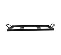 MOKKHNB Support pour Bloc de Sel Noir en Fer INOX Émaillé, 1 Pièce