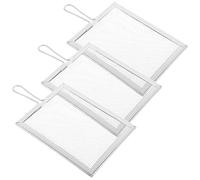 MOKKHNB Tamis Carré en Acier Inoxydable 3pcs, Passoire Multi-Fonction pour Boue d'Émail et Farine, Nettoyage Facile en Atelier