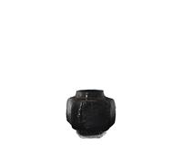 Mokuri Vase H15 cm Noir