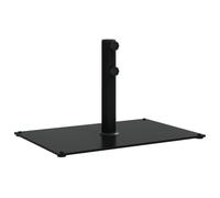 Mokuyary Base de Parasol pour mâts Ø32/38/48 mm 15 kg Jardin A | rectangulaire Pieds Base pour Parasol de Terrasse, Piscine, Patio, Restaurant