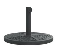 Mokuyary Base de Parasol pour mâts Ø38 / 48 mm 12 kg Rond Jardin | Pieds Base pour Parasol de Terrasse, Piscine, Patio, Restaurant