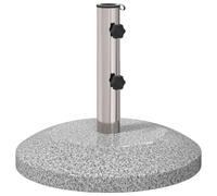 Mokuyary Base de Parasol pour Poteau de 40 à 50 mm 26.45 kg Gris Jardin | Pieds Base pour Parasol de Terrasse, Piscine, Patio, Restaurant