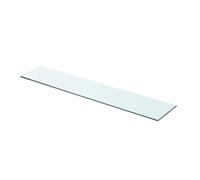 Mokuyary Étagère de salle de bain pour panneau mural en verre, étagère de rangement en feuilles, étagères de salle de bain, 70 x 15 cm