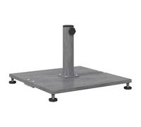 Mokuyary Pied de Parasol Aspect Bois Gris Foncé 45x45x31 cm Jardin | Pieds Base pour Parasol de Terrasse, Piscine, Patio, Restaurant
