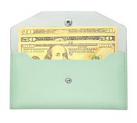Molain Sacs en cuir synthétique réutilisables imperméables 17 x 8,9 cm (vert)