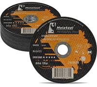 Molatool Lot de 20 disques à tronçonner professionnels en céramique - Qualité supérieure - Pour métal, acier, acier inoxydable - 150 x 1,6 x 22,2 mm