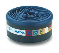 Moldex Moldex Filtre à gaz A2B2E1, pour série 7000 + 9000, EasyLock®, gaz organiques, inorganiques et acides Quantité:8