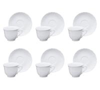 molecuisine Set tasse de thé avec soucoupe 6 unités. Elisa Rococo '21 lanc