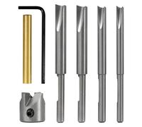 MOLERRI 7 Pièces Ensemble de Moulin à Stylo Ébauches de Stylo pour le Tournage Du Bois avec de Coupe Pilotes, 7 Mm, 8 Mm, 3/8 Pouces, Ensemble de Coupe-Bordure de 10 mm