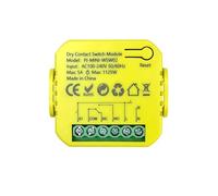 MOLERRI Module de Commutation de Relais de Contact avec Sec WiFi Tuya Smart Life 5A DC12V 24V AC100-240V App Contrôlant de la Minuterie à Distance