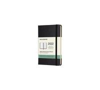 Moleskine 12 Monate Wochen Notizkalender 2022, Pocket/A6, 1 Wo