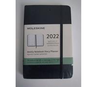 Moleskine 12 Monate Wochen Notizkalender 2022, Pocket/A6, 1 Wo