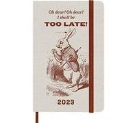 Moleskine 12 Monate Wochen Notizkalender - Alice Im Wunderland 2023, Pocket/A6, 1 Wo