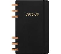 Moleskine Academic Monthly Planner, Agenda Mensuel Académique 2024-2025, Planificateur Hebdomadaire et Mensuel de 12 Mois, Agenda Universitaire avec Couverture Souple, Couleur Noir