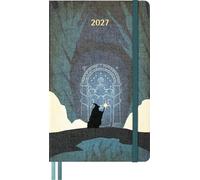 Moleskine Agenda Hebdomadaire 12 Mois 2027, Le Seigneur des Anneaux, à Lignes avec Couverture Rigide et Fermeture Élastique, Gandalf, Format Large 13X21cm