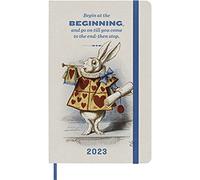 Moleskine Agenda Hebdomadaire 2023, Agenda 12 Mois, Édition Limitée Alice Au Pays Des Merveilles, Agenda Hebdomadaire Avec Couverture Rigide Et Fermeture Élastique, Grand Format 9 X 14 Cm