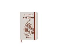Moleskine Agenda hebdomadaire 12 mois Alice au pays des merveilles 2023 Pocket/A6 1 sem.