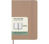12M SEMAINIER FORMAT DE POCHE COUVERTURE DURE BRUN SABLONNEUX G