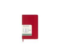 Moleskine Agenda hebdomadaire classique 12 mois 2027, couverture souple, poche (3,5" x 5,5"), rouge écarlate, 144 pages