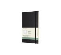 Moleskine Agenda Horizontal Hebdomadaire 2020/2021, Agenda Semainier 18 Mois, Couverture Rigide et Fermeture Elastique, Grand Format 13 x 21 cm, Couleur Noir, 208 Pages