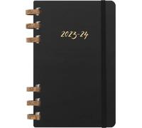 Moleskine Agenda Mensuel Académique 2023 -2024, Agenda Hebdomadaire et Mensuel 12 mois, Agenda Universitaire avec Couverture Rigide, Grand Format 15 x 21 cm, Noir