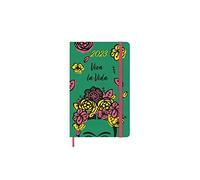 Moleskine Agenda Quotidien 2023, Agenda Mensuel 12 Mois, Édition Limitée Frida Kahlo, Agenda Journalier Avec Couverture Rigide Et Fermeture Élastique, Grand Format 13 X 21 Cm, Couleur Vert