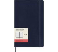 MOLESKINE agenda 12 mois journalier grand format souple bleu